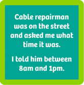 Cable Repairman Coaster